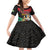 Personalized Guyana Emancipation Day Family Matching Off Shoulder Short Dress and Hawaiian Shirt Jaguar Skin Pattern - Wonder Print Shop