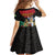 Personalized Guyana Emancipation Day Family Matching Off Shoulder Short Dress and Hawaiian Shirt Jaguar Skin Pattern - Wonder Print Shop