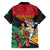 Personalized Guyana Emancipation Day Family Matching Off Shoulder Short Dress and Hawaiian Shirt Jaguar Skin Pattern - Wonder Print Shop