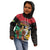 Personalized Guyana Emancipation Day Kid Hoodie Jaguar Skin Pattern - Wonder Print Shop