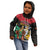 Personalized Guyana Emancipation Day Kid Hoodie Jaguar Skin Pattern - Wonder Print Shop