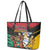 Guyana Emancipation Day Leather Tote Bag Jaguar Skin Pattern - Wonder Print Shop