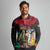 Personalized Guyana Emancipation Day Long Sleeve Polo Shirt Jaguar Skin Pattern - Wonder Print Shop