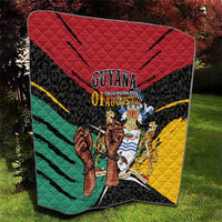 Guyana Emancipation Day Quilt Jaguar Skin Pattern - Wonder Print Shop