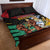 Guyana Emancipation Day Quilt Bed Set Jaguar Skin Pattern - Wonder Print Shop