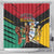 Guyana Emancipation Day Shower Curtain Jaguar Skin Pattern - Wonder Print Shop