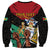 Personalized Guyana Emancipation Day Sweatshirt Jaguar Skin Pattern - Wonder Print Shop