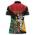Personalized Guyana Emancipation Day Women Polo Shirt Jaguar Skin Pattern - Wonder Print Shop