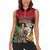 Personalized Guyana Emancipation Day Women Sleeveless Polo Shirt Jaguar Skin Pattern - Wonder Print Shop