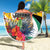 Guyana Canje Pheasant Beach Blanket Tropical Flowers - Wonder Print Shop