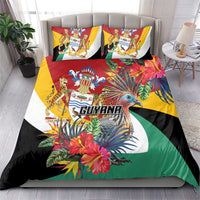 Guyana Canje Pheasant Bedding Set Tropical Flowers - Wonder Print Shop