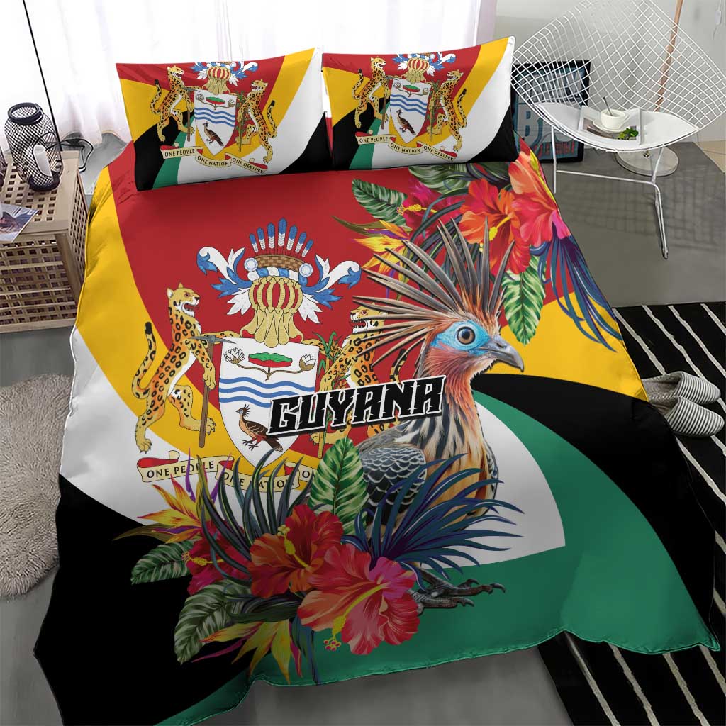 Guyana Canje Pheasant Bedding Set Tropical Flowers - Wonder Print Shop