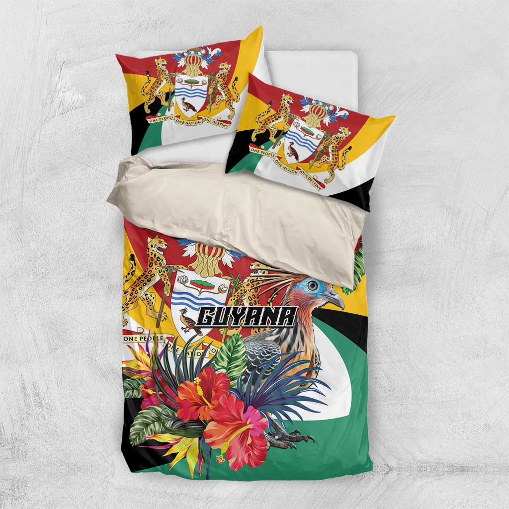 Guyana Canje Pheasant Bedding Set Tropical Flowers - Wonder Print Shop