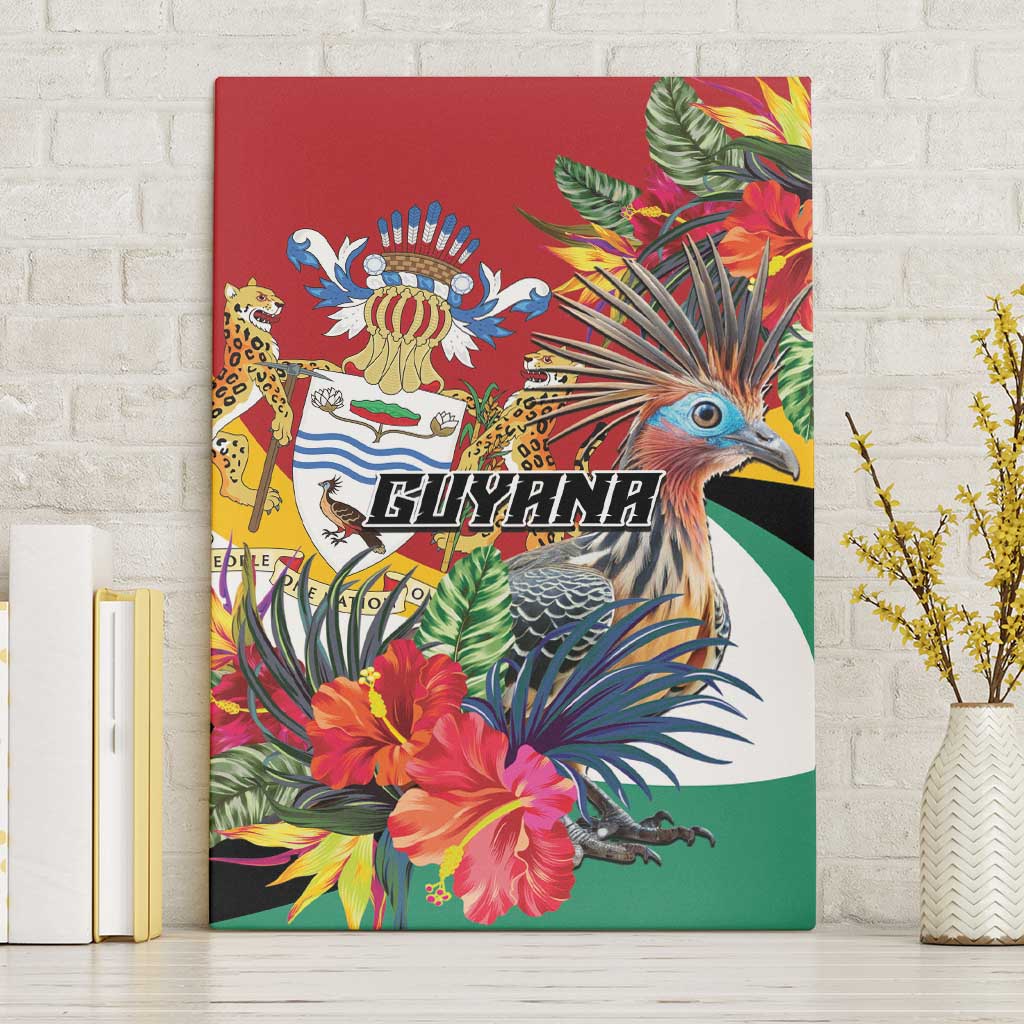 Guyana Canje Pheasant Canvas Wall Art Tropical Flowers - Wonder Print Shop