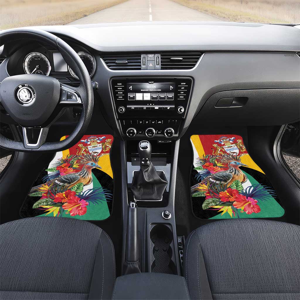 Guyana Canje Pheasant Car Mats Tropical Flowers - Wonder Print Shop