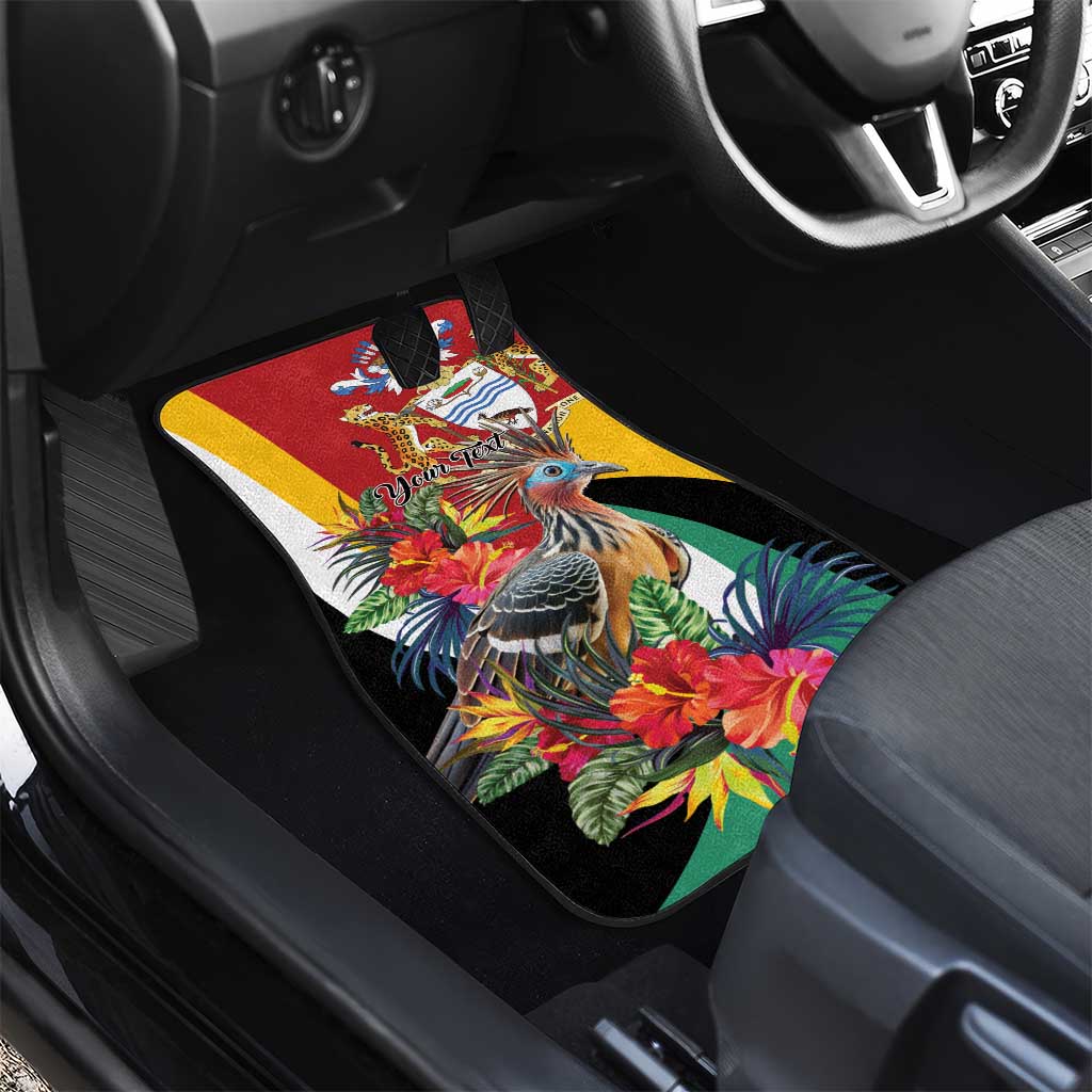 Guyana Canje Pheasant Car Mats Tropical Flowers - Wonder Print Shop