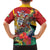 Personalized Guyana Canje Pheasant Family Matching Off The Shoulder Long Sleeve Dress and Hawaiian Shirt Tropical Flowers - Wonder Print Shop
