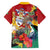 Personalized Guyana Canje Pheasant Family Matching Summer Maxi Dress and Hawaiian Shirt Tropical Flowers - Wonder Print Shop
