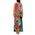 Personalized Guyana Canje Pheasant Family Matching Tank Maxi Dress and Hawaiian Shirt Tropical Flowers - Wonder Print Shop