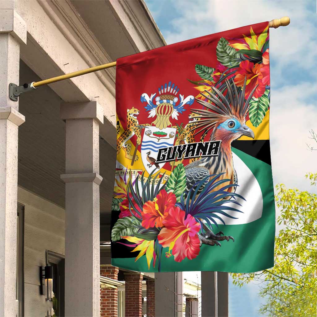 Guyana Canje Pheasant Garden Flag Tropical Flowers - Wonder Print Shop