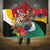 Guyana Canje Pheasant Hooded Blanket Tropical Flowers - Wonder Print Shop