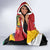 Guyana Canje Pheasant Hooded Blanket Tropical Flowers - Wonder Print Shop