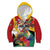 Personalized Guyana Canje Pheasant Kid Hoodie Tropical Flowers - Wonder Print Shop