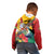 Personalized Guyana Canje Pheasant Kid Hoodie Tropical Flowers - Wonder Print Shop
