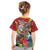 Personalized Guyana Canje Pheasant Kid T Shirt Tropical Flowers - Wonder Print Shop
