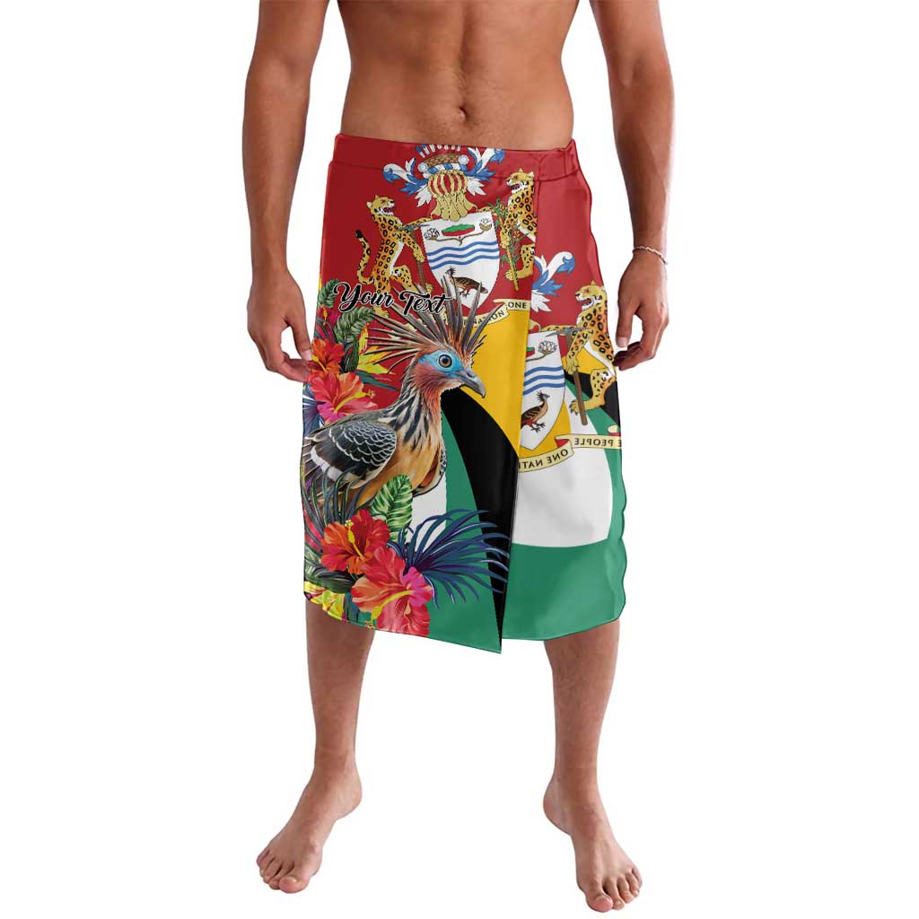 Personalized Guyana Canje Pheasant Lavalava Tropical Flowers - Wonder Print Shop