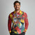 Personalized Guyana Canje Pheasant Long Sleeve Polo Shirt Tropical Flowers - Wonder Print Shop