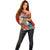 Personalized Guyana Canje Pheasant Off Shoulder Sweater Tropical Flowers - Wonder Print Shop