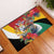 Guyana Canje Pheasant Rubber Doormat Tropical Flowers - Wonder Print Shop