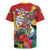 Personalized Guyana Canje Pheasant Rugby Jersey Tropical Flowers - Wonder Print Shop