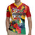 Personalized Guyana Canje Pheasant Rugby Jersey Tropical Flowers - Wonder Print Shop