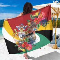 Guyana Canje Pheasant Sarong Tropical Flowers - Wonder Print Shop
