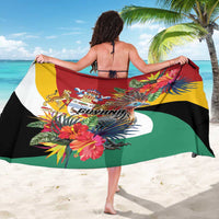 Guyana Canje Pheasant Sarong Tropical Flowers - Wonder Print Shop