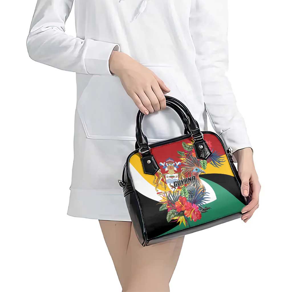 Guyana Canje Pheasant Shoulder Handbag Tropical Flowers - Wonder Print Shop