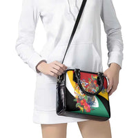 Guyana Canje Pheasant Shoulder Handbag Tropical Flowers - Wonder Print Shop