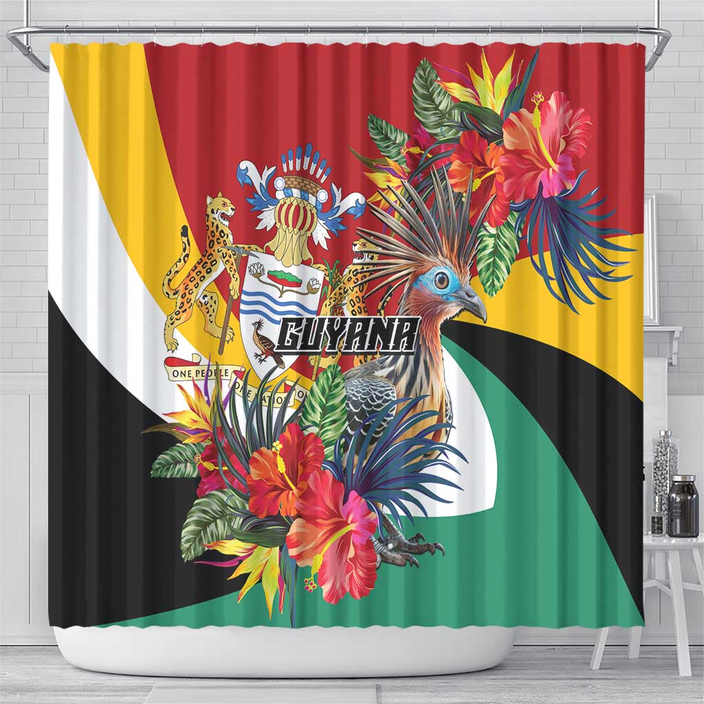Guyana Canje Pheasant Shower Curtain Tropical Flowers - Wonder Print Shop