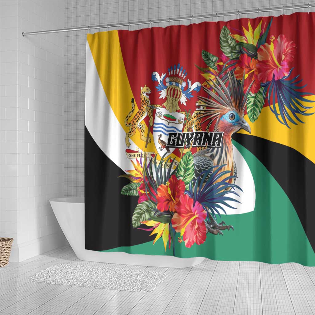 Guyana Canje Pheasant Shower Curtain Tropical Flowers - Wonder Print Shop
