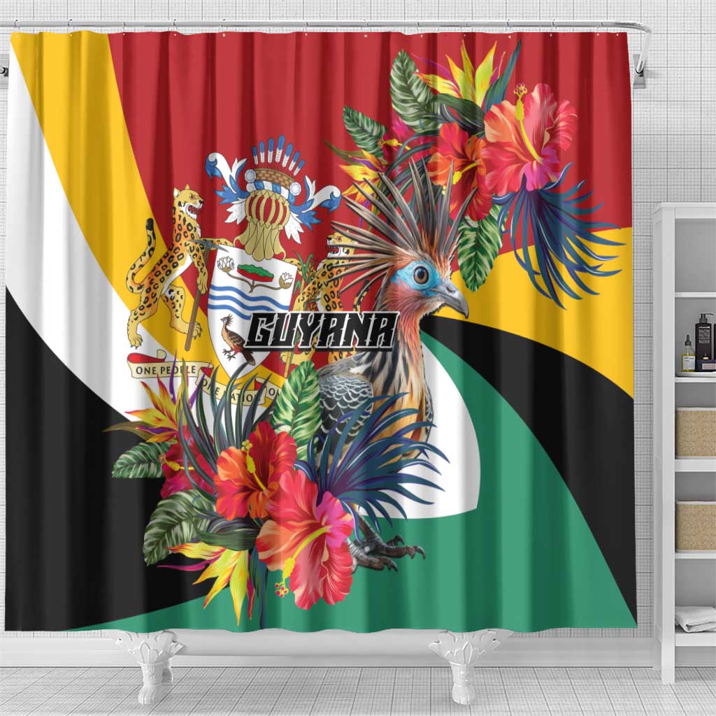 Guyana Canje Pheasant Shower Curtain Tropical Flowers - Wonder Print Shop