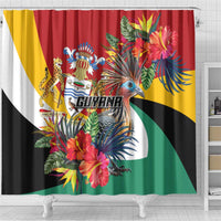 Guyana Canje Pheasant Shower Curtain Tropical Flowers - Wonder Print Shop