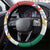 Guyana Canje Pheasant Steering Wheel Cover Tropical Flowers - Wonder Print Shop