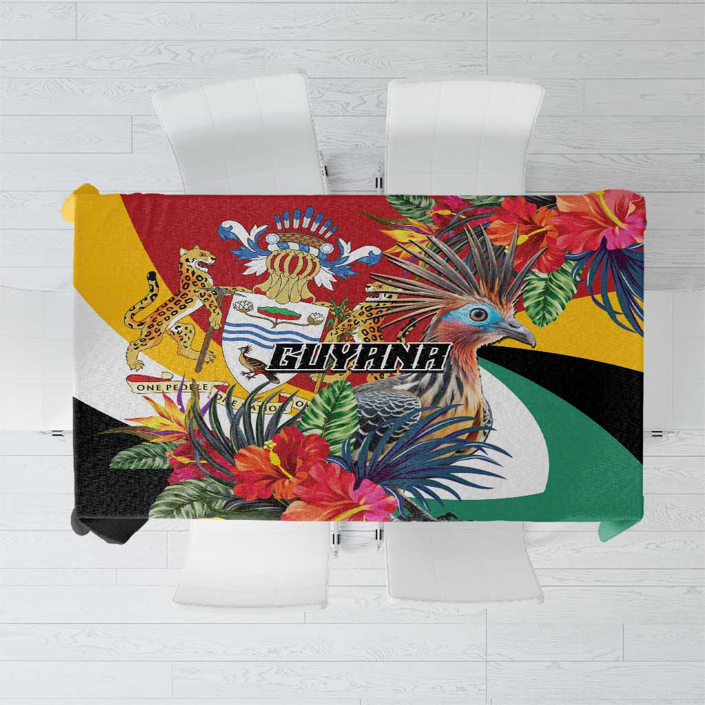 Guyana Canje Pheasant Tablecloth Tropical Flowers - Wonder Print Shop