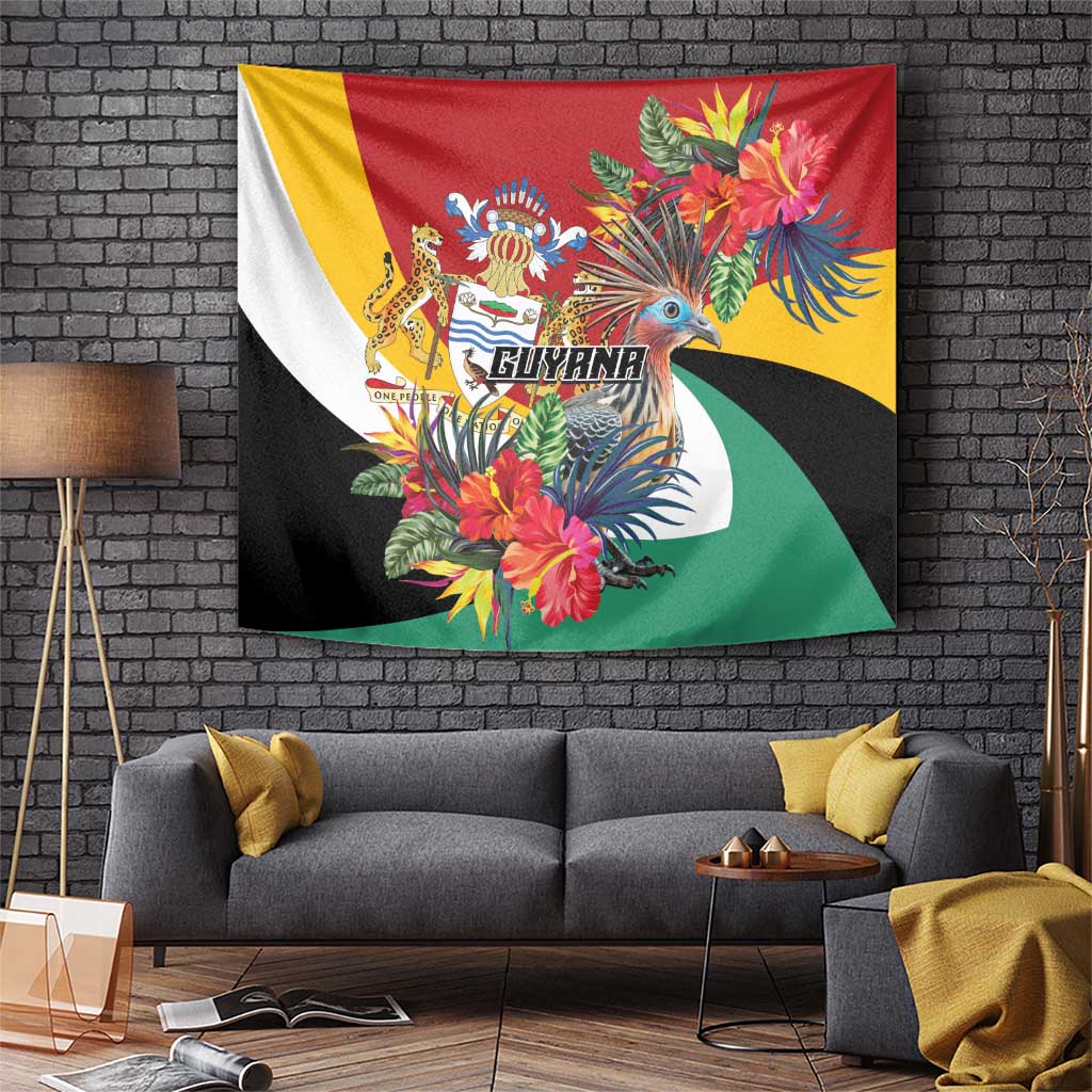 Guyana Canje Pheasant Tapestry Tropical Flowers - Wonder Print Shop