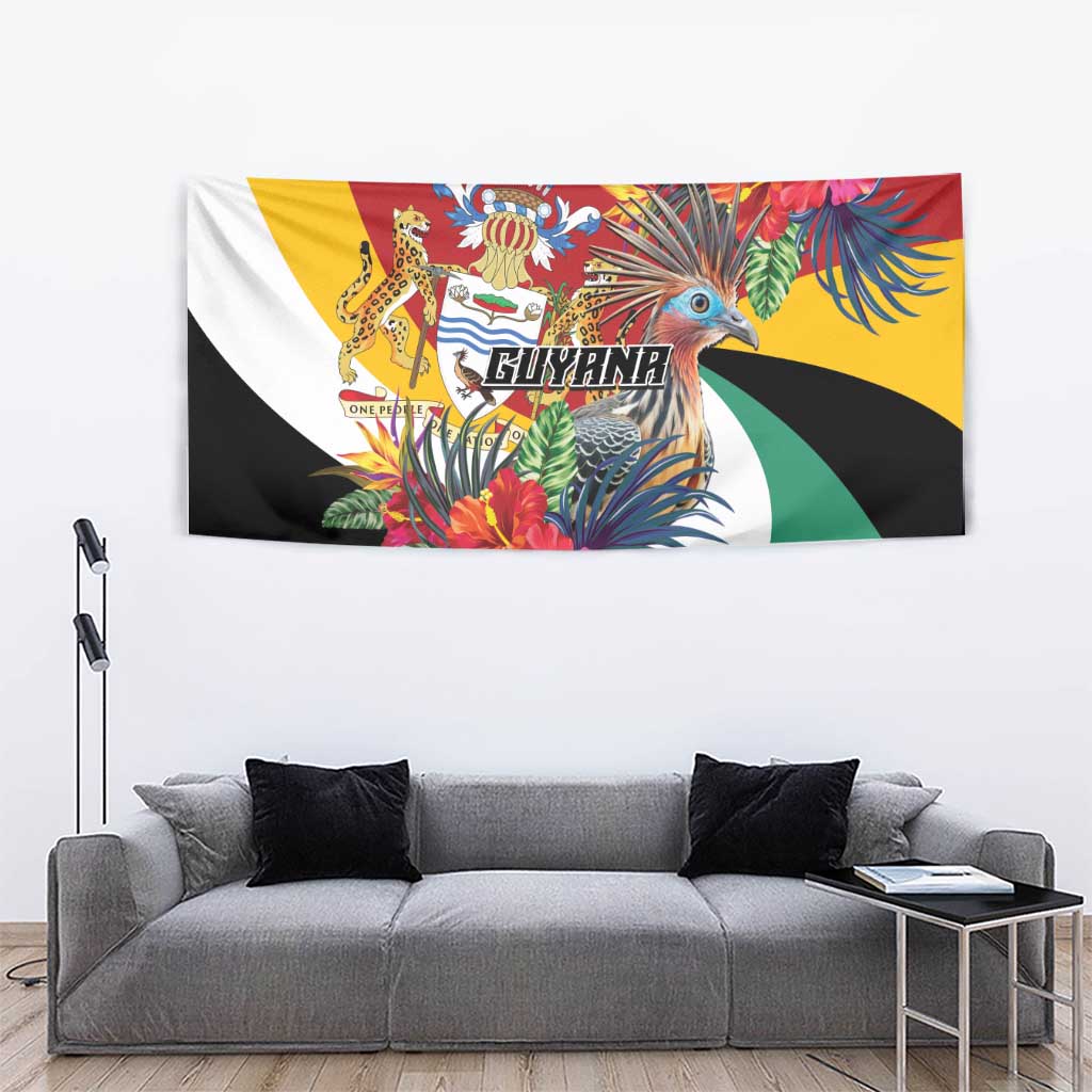 Guyana Canje Pheasant Tapestry Tropical Flowers - Wonder Print Shop
