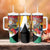 Personalized Guyana Canje Pheasant Tumbler With Handle Tropical Flowers - Wonder Print Shop