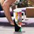 Personalized Guyana Canje Pheasant Tumbler With Handle Tropical Flowers - Wonder Print Shop