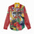 Personalized Guyana Canje Pheasant Women Casual Shirt Tropical Flowers - Wonder Print Shop